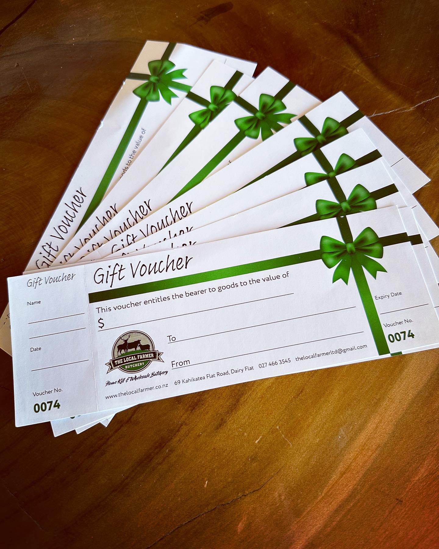 The Local Farmer – Gift voucher